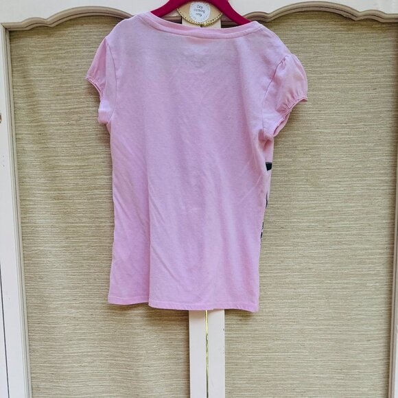 Justice T-Shirt Puppy Flowers Glitter Bike Tee Cute Saying Friends Forever - Picture 4 of 4